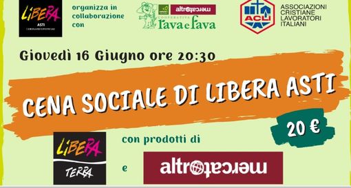 Libera chiude l'anno sociale e lo farà al Foyer delle famiglie in collaborazione con Altromercato, Rava e Fava, Naturasì, Acli