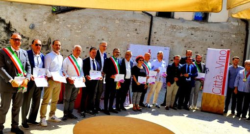 La premiazione a Trento La premiazione a Trento