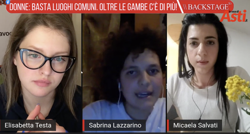 Una bodybuilder, una pilota di enduro e una modella ieri a "Backstage", in occasione dell'8 marzo (VIDEO) Una bodybuilder, una pilota di enduro e una modella ieri a "Backstage", in occasione dell'8 marzo (VIDEO)