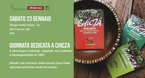 Sabato 23 da Rava e Fava  giornata dedicata a Chicza, la prima gomma da masticare naturale Sabato 23 da Rava e Fava  giornata dedicata a Chicza, la prima gomma da masticare naturale