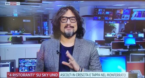 Alessandro Borghese, questa mattina ospite di Sky TG24 Alessandro Borghese, questa mattina ospite di Sky TG24