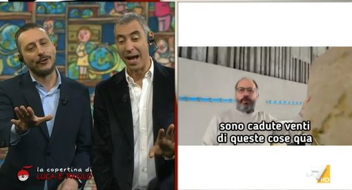 Un momento della copertina Un momento della copertina