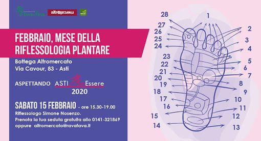 Riflessologia plantare: se ne parla alla Bottega Rava e Fava in attesa di Asti Ben Essere