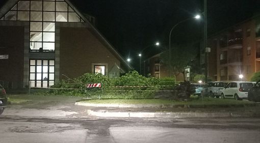 I danni del maltempo di ieri