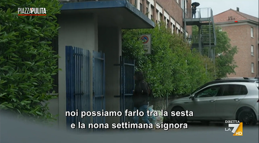 Alcuni fotogrammi del servizio andato in onda ieri sera a Piazza Pulita Alcuni fotogrammi del servizio andato in onda ieri sera a Piazza Pulita