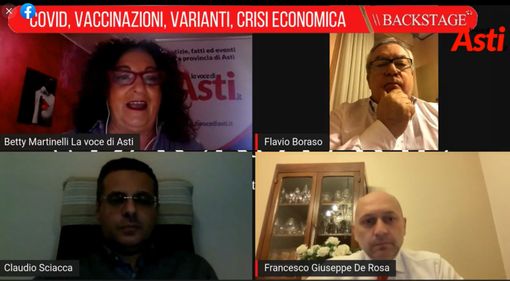 Covid, ma non solo. Dai vaccini alle varianti, alle liste d'attesa ai dati astigiani ieri sera al centro di Backstage [VIDEO]