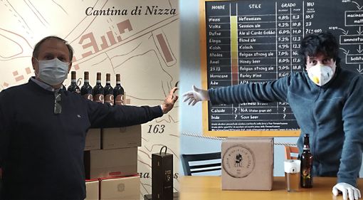 Emergenza coronavirus: Cantina di Nizza e Birrificio Nicese al lavoro insieme per un progetto solidale Emergenza coronavirus: Cantina di Nizza e Birrificio Nicese al lavoro insieme per un progetto solidale