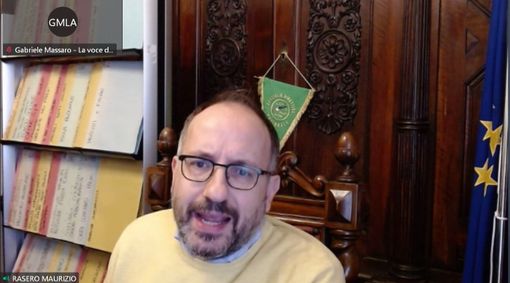 Maurizio Rasero in videoconferenza Maurizio Rasero in videoconferenza