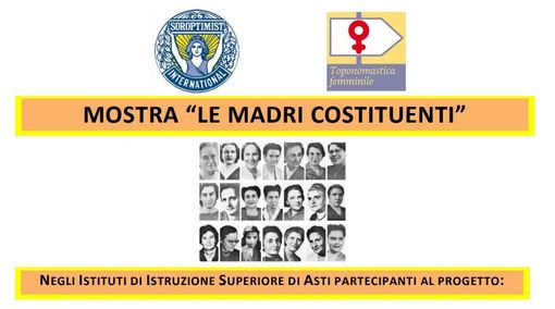 Locandina mostra Madri Costituenti