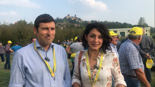 La presidente di Coldiretti Asti Monica Monticone e il direttore Diego Furia