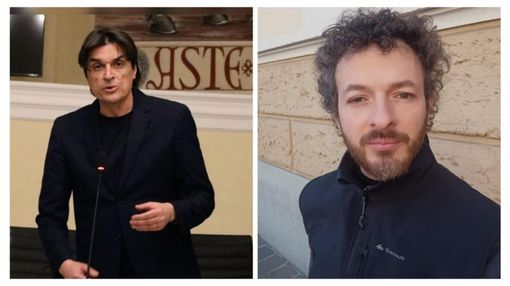 L'assessore Bovino e il commerciante Alessandro Matonti L'assessore Bovino e il commerciante Alessandro Matonti