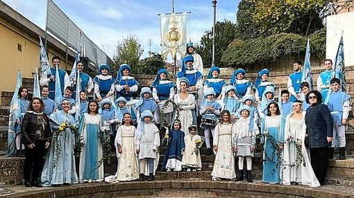 Il gruppo montechiarese al Palio di Asti