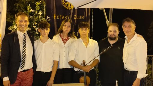 Da sinistra: Alberto Bazzano, Nicolò Messeri, Clara Ferretti, Lorenzo Messeri, Marco