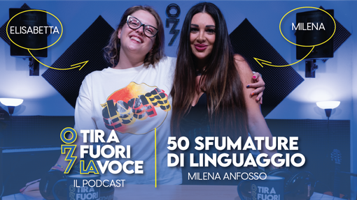 Milena ed Elisabetta in studio di registrazione