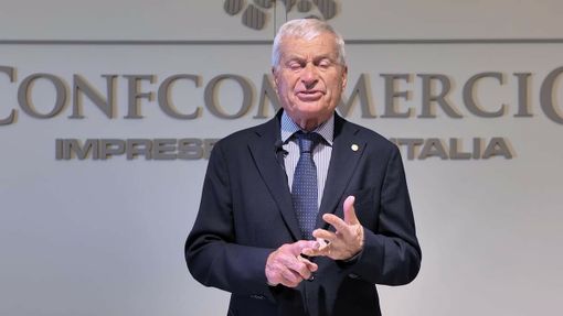 Carlo Sangalli, presidente nazionale Confcommercio