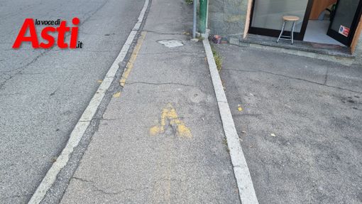 Le condizioni in cui versa la pista ciclabile di viale Pilone