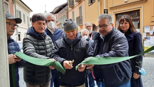 Alcune immagini dell'inaugurazione del nuovo sportello sindacale di Cocconato