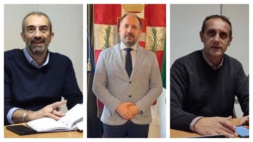 Nel collage, da sinistra: Mario Malandrone, Maurizio Rasero e Massimo Cerruti Nel collage, da sinistra: Mario Malandrone, Maurizio Rasero e Massimo Cerruti