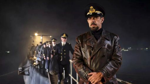 Pierfrancesco Favino in un'immagine tratta dal film &quot;Comandante&quot;