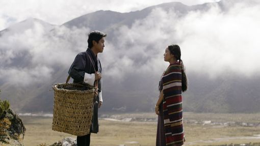 Un'immagine tratta da "Lunana - Il villaggio alla fine del mondo"