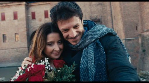 Andrea Bosca e Anna Elena Pepe in una scena del corto Andrea Bosca e Anna Elena Pepe in una scena del corto