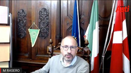 Un fermo immagine tratto dalla video intervista