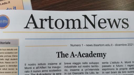 All'Artom debutta "ArtomNews", il giornalino della scuola