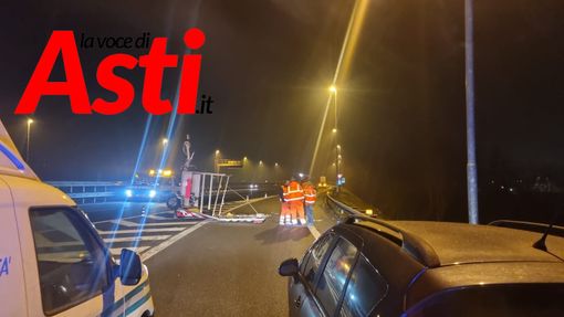 Alcune immagini relative l'incidente verificatosi in serata sul tratto astigiano dell'A21 Alcune immagini relative l'incidente verificatosi in serata sul tratto astigiano dell'A21
