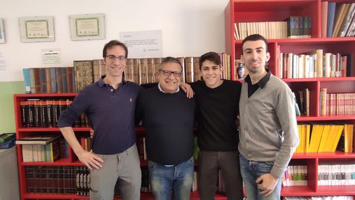 Diego con i suoi insegnanti