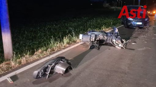 Grave un motociclista dopo frontale a Valleandona Grave un motociclista dopo frontale a Valleandona