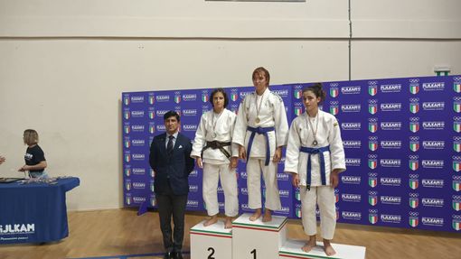 Il podio della coppa cadetti di Judo Il podio della coppa cadetti di Judo