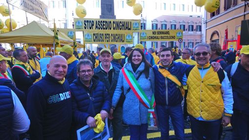 Anche Coldiretti Asti manifesta a Roma contro l’invasione degli animali selvatici