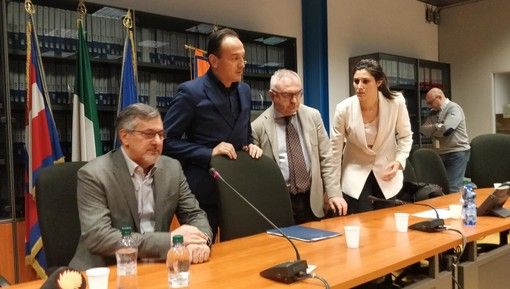 L'assessore Icardi e il presidente Cirio ritratti in una foto d'archivio L'assessore Icardi e il presidente Cirio ritratti in una foto d'archivio