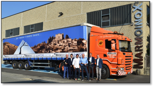 Da sinistra Paolo Gandolfo (assessore alle Attività produttive), Marco Gabusi (assessore Regionale ai Trasporti), Roberto e Paolo Marmo, il sindaco di Canelli Paolo Lanzavecchia, l’assessore alle Manifestazioni Giovanni Bocchino. Da sinistra Paolo Gandolfo (assessore alle Attività produttive), Marco Gabusi (assessore Regionale ai Trasporti), Roberto e Paolo Marmo, il sindaco di Canelli Paolo Lanzavecchia, l’assessore alle Manifestazioni Giovanni Bocchino.