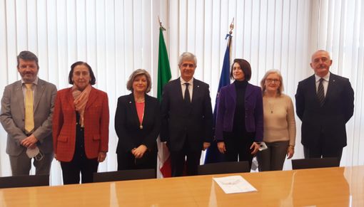 Un momento dell'incontro di questa mattina Un momento dell'incontro di questa mattina