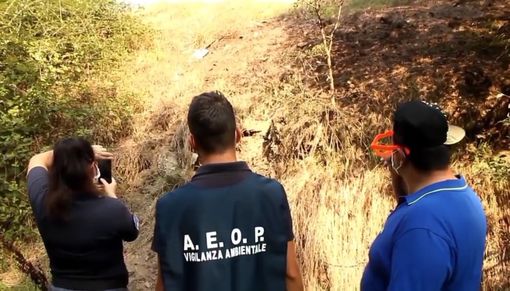 Eternit sepolto in corso Alba? Dopo l'intervento dell'Aeop, informato anche l'ufficio Ambiente del Comune [FOTO E VIDEO]