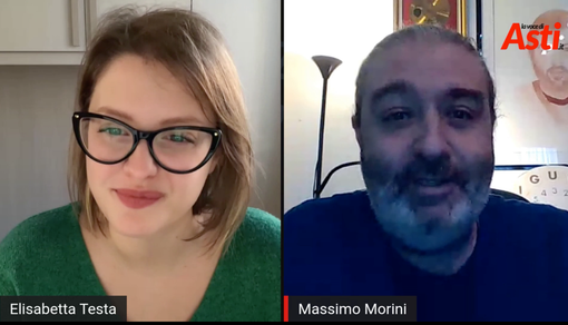 Un momento dell'intervista Un momento dell'intervista