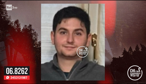La scheda di Danilo Romani mostrata durante "Chi l'ha visto?"