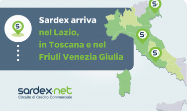 Sardex.net la Community dell’economia reale, avvia le sue attività   nel Lazio, in Toscana e in Friuli Venezia Giulia  e accoglie i primi aderenti dei nuovi territori