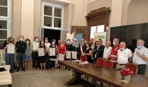 Costigliole d'Asti ha detto grazie a chi è stato in prima linea durante il Covid (FOTO)