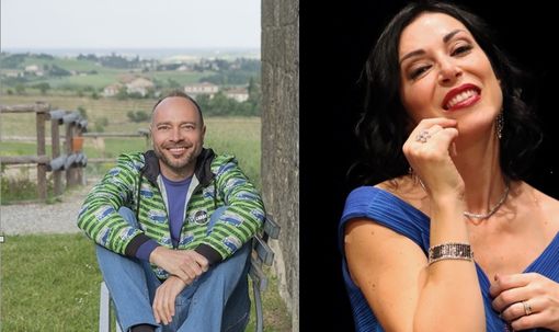 Iviglia e Grimaldi, protagonisti dello spettacolo in scena sabato 25 marzo a Moncalvo