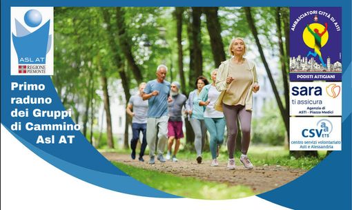 Asti si mette in cammino con l'evento "Diecimila passi di salute"