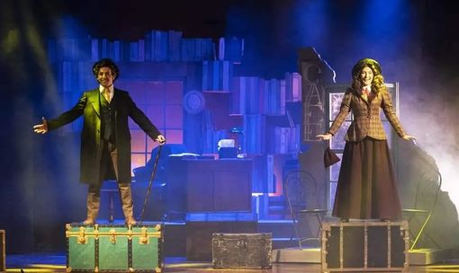 La Bonansone ritratta in un'immagine di scena da &quot;Papà Gambalunga - Il Musical&quot;