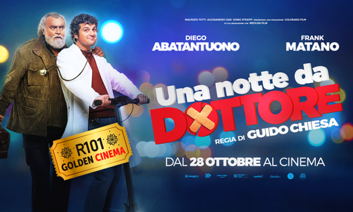 Al cinema Lumière di Asti da giovedì arriva "Una notte da dottore", con Diego Abatantuono e Frank Matano Al cinema Lumière di Asti da giovedì arriva "Una notte da dottore", con Diego Abatantuono e Frank Matano