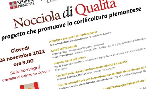 Convegno &quot;Nocciola di qualità - Il progetto che promuove la corilicoltura piemontese”