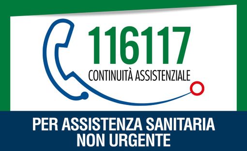Da oggi in funzione il nuovo numero unico 116.117 per chiamare la Guardia medica