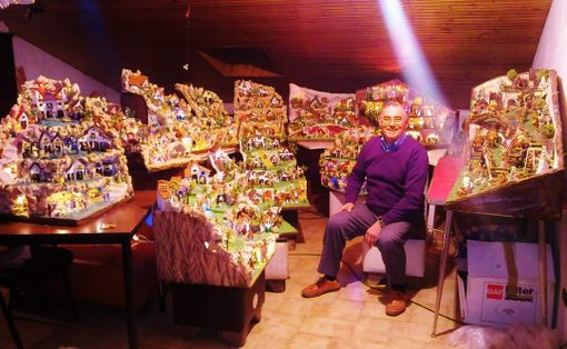 È morto all'ospedale di Asti il presepista Giuseppe Moro. Viveva a Villata di Valfenera