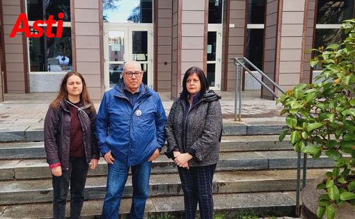 Il direttivo di Sequs annuncia lo sciopero della fame per i platani (Foto J.Dem. A.)