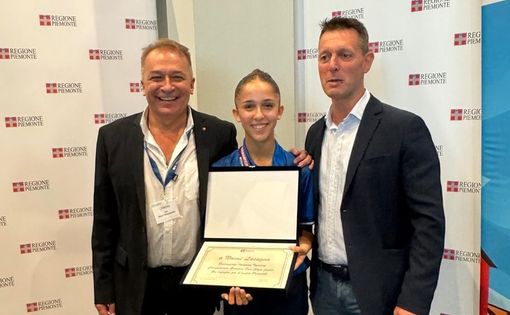 La premiazione di Noemi Lasagna