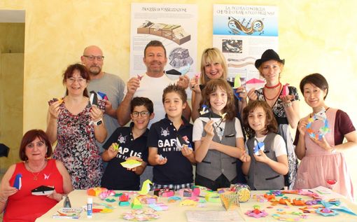 Gli origami marini hanno animano la domenica al Museo dei fossili